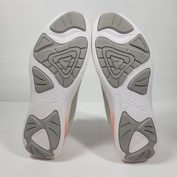 Vionic Jojo Ombre Grey Peach Running Shoes Women Size 9 - Picture 8 of 9